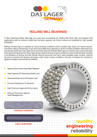 Rolling Mill Bearings