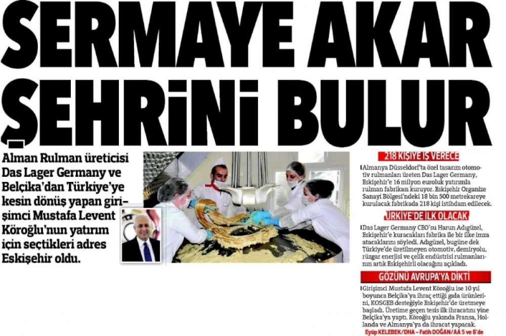 16.01.2013 Tarihli Hürriyet Eskişehir Gazetesi Haberi 1