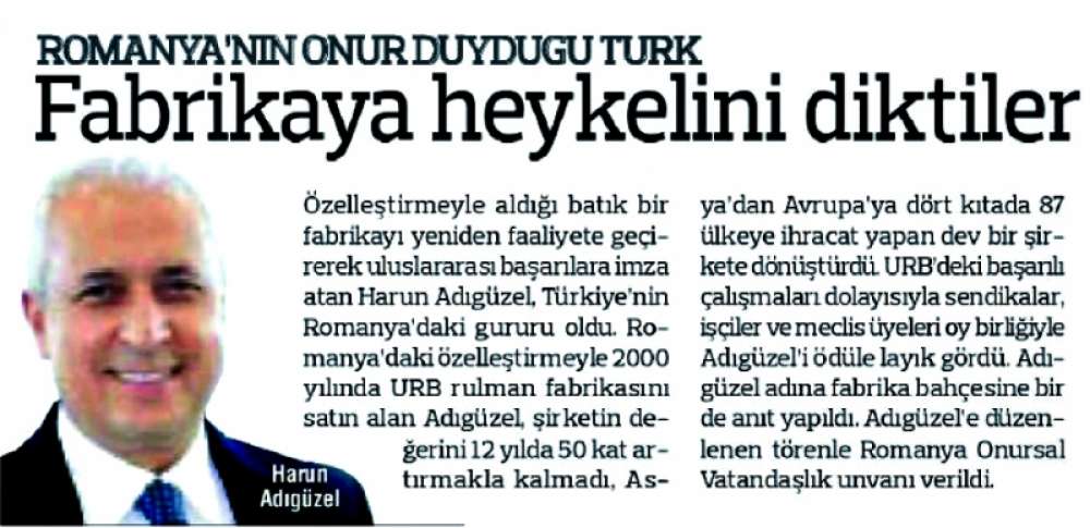 20.11.2012 Tarihli Türkiye Gazetesi Haberi 1